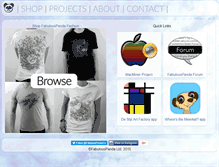 Tablet Screenshot of fabulouspanda.com